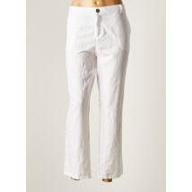 STREET ONE - Pantalon 7/8 blanc en lin pour femme - Taille 46 - Modz