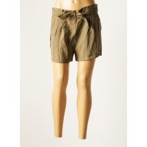 MANGO - Short vert en viscose pour femme - Taille 38 - Modz