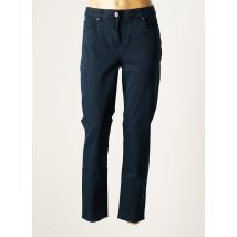 BRANDTEX - Pantalon slim bleu en coton pour femme - Taille 44 - Modz