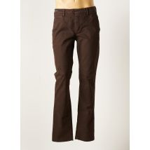 TELERIA ZED - Pantalon chino marron en coton pour homme - Taille W38 - Modz