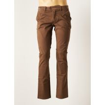 TELERIA ZED - Pantalon chino marron en coton pour homme - Taille W40 - Modz