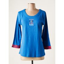 THALASSA - T-shirt bleu en coton pour femme - Taille 44 - Modz