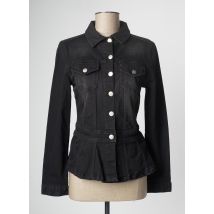 PAUL BRIAL - Veste en jean noir en coton pour femme - Taille 36 - Modz