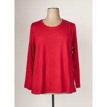 SOPHIA CURVY - T-shirt rouge en viscose pour femme - Taille 54 - Modz