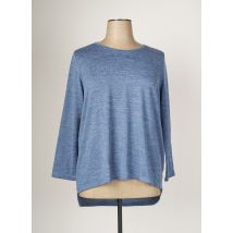 LEAH CURVE - Top bleu en polyester pour femme - Taille 54 - Modz