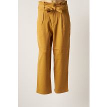 MAISON SCOTCH - Pantalon droit jaune en lyocell pour femme - Taille 40 - Modz