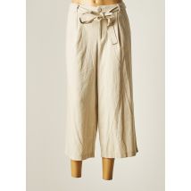 ONLY CARMAKOMA - Pantacourt beige en polyester pour femme - Taille 44 - Modz