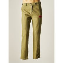 CATERPILLAR - Pantalon droit vert en coton pour homme - Taille W33 - Modz