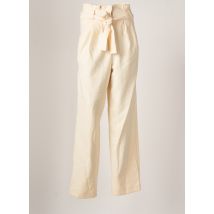 ASTRID BLACK LABEL - Pantalon large beige en polyester pour femme - Taille 36 - Modz