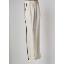 MAT. - Pantalon large beige en viscose pour femme - Taille 46 - Modz
