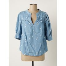 B.YOUNG - Blouse bleu en coton pour femme - Taille 40 - Modz