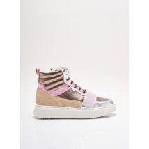 GIO+ - Baskets beige en cuir pour femme - Taille 40 - Modz