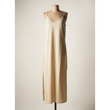 VILA - Robe longue beige en polyester pour femme - Taille 40 - Modz