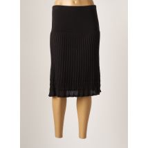 TELMAIL - Jupe mi-longue noir en acrylique pour femme - Taille 44 - Modz