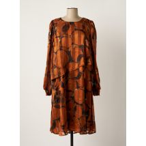 SIGNATURE - Robe mi-longue orange en polyester pour femme - Taille 42 - Modz