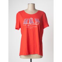 CECIL - T-shirt rouge en coton pour femme - Taille 40 - Modz