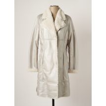 7 SEASONS - Manteau long gris en polyester pour femme - Taille 40 - Modz