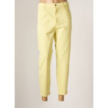 LCDN - Pantalon 7/8 jaune en coton pour femme - Taille 46 - Modz