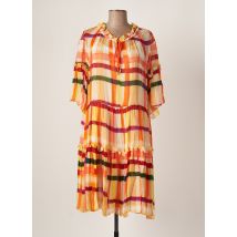TRICOT CHIC - Robe mi-longue orange en polyester pour femme - Taille 40 - Modz