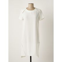 TRUSSARDI JEANS - Robe mi-longue blanc en polyester pour femme - Taille 36 - Modz