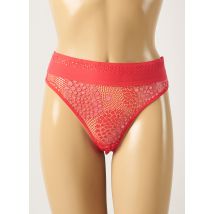 IMPLICITE - Tanga rouge en polyamide pour femme - Taille 40 - Modz