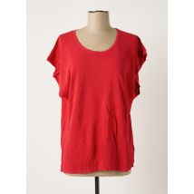 MONTAGUT - Pull rouge en soie pour femme - Taille 42 - Modz