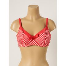 FREYA - Haut de maillot de bain rouge en polyamide pour femme - Taille 85F - Modz