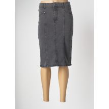 B.YOUNG - Jupe mi-longue gris en coton pour femme - Taille 40 - Modz