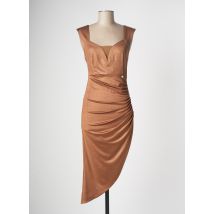 RELISH - Robe longue marron en polyester pour femme - Taille 40 - Modz