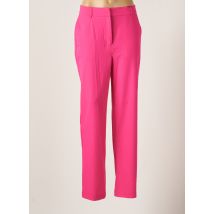 VERO MODA - Pantalon droit rose en polyester pour femme - Taille 40 - Modz