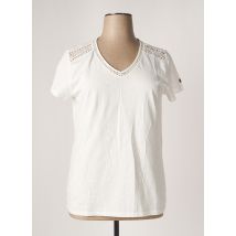 ELLE EST OU LA MER - Top blanc en coton pour femme - Taille 46 - Modz