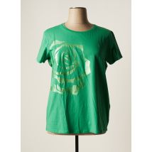 JENSEN - T-shirt vert en coton pour femme - Taille 44 - Modz