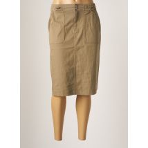 JENSEN - Jupe mi-longue vert en coton pour femme - Taille 44 - Modz