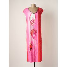 ELISA CAVALETTI - Robe longue rose en viscose pour femme - Taille 42 - Modz