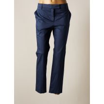 PABLO - Pantalon droit bleu en coton pour femme - Taille 44 - Modz