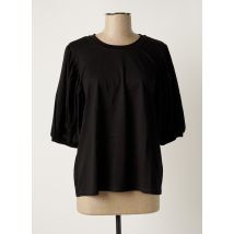 IDANO - Top noir en coton pour femme - Taille 40 - Modz
