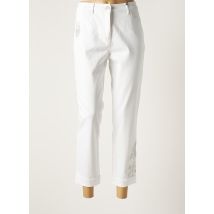 TONI - Pantalon 7/8 blanc en coton pour femme - Taille 44 - Modz