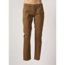 RECYCLED ART WORLD - Pantalon droit marron en coton pour homme - Taille W31 - Modz