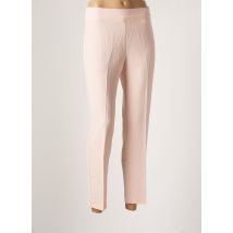 ANDAMIO - Pantalon droit rose en polyester pour femme - Taille 44 - Modz