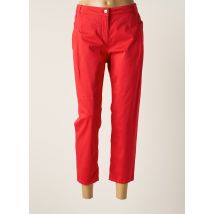 MAE MAHE - Pantalon 7/8 rouge en coton pour femme - Taille 42 - Modz