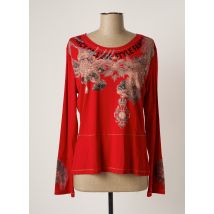 TUZZI - T-shirt rouge en viscose pour femme - Taille 48 - Modz