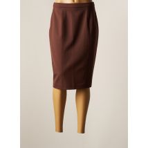 WEILL - Jupe mi-longue marron en polyester pour femme - Taille 40 - Modz