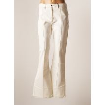 ASTRID BLACK LABEL - Jean coupe falre blanc en coton pour femme - Taille 40 - Modz