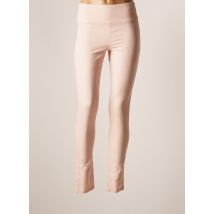 PIECES - Pantalon slim rose en coton pour femme - Taille 34 - Modz