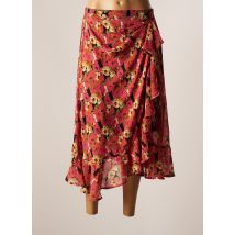 CHERRY PARIS - Jupe longue rose en polyester pour femme - Taille 38 - Modz