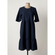 VERO MODA - Robe mi-longue bleu en polyester pour femme - Taille 36 - Modz