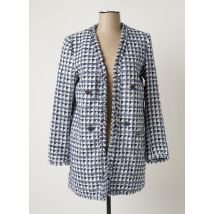 MANGO - Veste casual bleu en polyester pour femme - Taille 36 - Modz