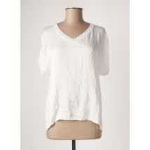 BELLITA - T-shirt blanc en viscose pour femme - Taille 38 - Modz