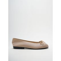 HIRICA - Ballerines beige en cuir pour femme - Taille 39 - Modz