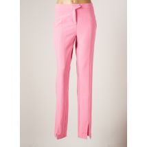 MORGAN - Pantalon slim rose en polyester pour femme - Taille 44 - Modz